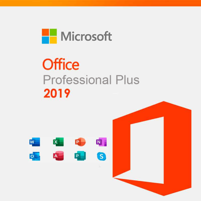 Microsoft Office Professional Plus 2019, Microsoft 2019 productivity, Microsoft Office 2019 Pro, Microsoft Office for Professionals
