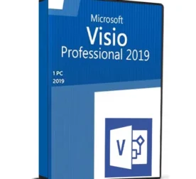 Microsoft Visio Professional 2019, Business diagramming tool, Microsoft 2019 software, Microsoft diagram software