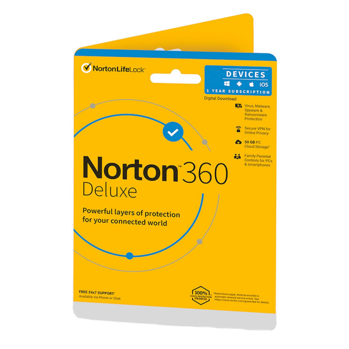 Norton 360 Deluxe 2025, 2024 Norton 360 Deluxe, Internet security 2024, Multidevice protection 2024