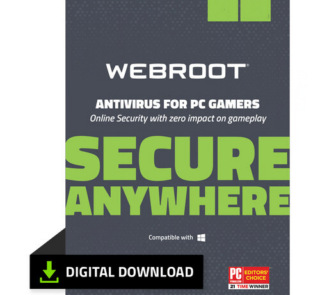 Webroot Antivirus Protection for PC Gamers 2025, Antivirus for Gamers, Enhanced Gaming Security, Gaming Antivirus Protection