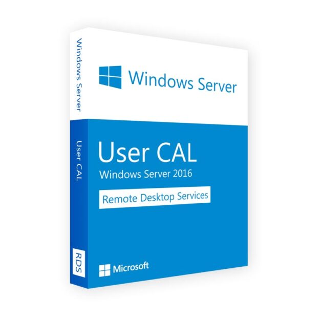 Windows Server 2016 RDS User CAL – 50Pack, 50 User CALs, Enterprise Server Solutions, Microsoft RDS 2016